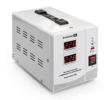 Exegate EX291722RUS Стабилизатор напряжения ExeGate Expert AS-1500 (1500ВА, вход 140...260В, двойная цифр. индикация вход/вых. напряжения, выход 220В±8%, КПД 98%, 5 уровней защиты, задержка, метал. ко