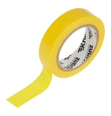 Kranz (KR-09-2002) Изолента ПВХ 0,13х15 мм, 10 м, желтая 
