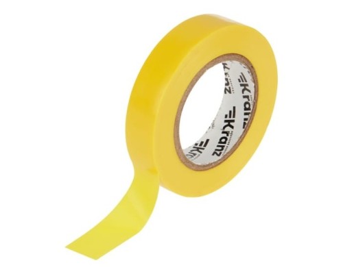 [ЭРА, Rexant Изолента] Rexant KR-09-2602 Изолента ПВХ 0,13х15 мм, 20 м, желтая KRANZ