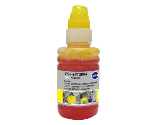 [Расходные материалы] Чернила Cactus CS-I-EPT2994 желтый 100мл для Epson Expresion Home XP-235/332/335/432/435