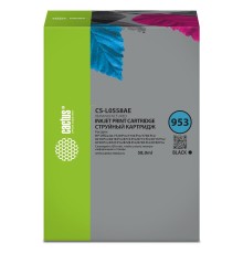 Картридж струйный Cactus CS-L0S58AE 953 черный (58мл) для HP OJ 7720 Pro/7730/7740/8210