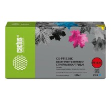 Картридж струйный Cactus CS-PFI320C голубой (300мл) для Canon imagePROGRAF TM-200/TM-200 MFP L24ei/TM-205/TM-300