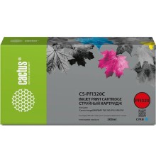 Картридж струйный Cactus CS-PFI320C голубой (300мл) для Canon imagePROGRAF TM-200/TM-200 MFP L24ei/TM-205/TM-300