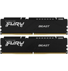 Kingston DRAM 16GB 5200MT/s DDR5 CL40 DIMM (Kit of 2) FURY Beast Black [KF552C40BBK2-16]