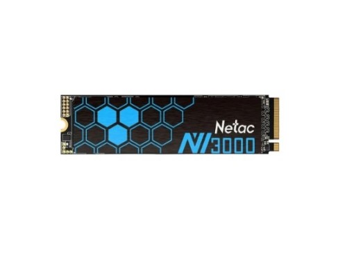 [носитель информации] SSD M.2 Netac 2.0Tb NV3000 Series <NT01NV3000-2T0-E4X> Retail (PCI-E 3.0 x4, up to 3100/2100MBs, 3D NAND, 1200TBW, NVMe 1.3, 22х80mm, heatsink)