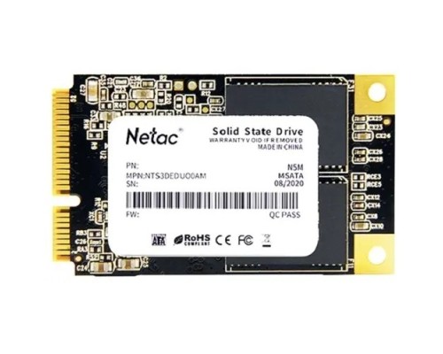 [носитель информации] SSD mSATA Netac 2.0Tb N5M Series <NT01N5M-002T-M3X> Retail (SATA3, up to 560/520MBs, 3D NAND, 1120TBW)