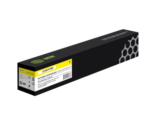 [расходные материалы] Картридж лазерный Cactus CS-WCP7755Y 006R1406 желтый (34000стр.) для Xerox WC7755/7765/77752