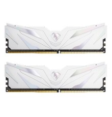 Модуль памяти DDR4 Netac Shadow II 16GB (2x8GB) 3600MHz CL18 1.35V / NTSWD4P36DP-16W / White / with radiator