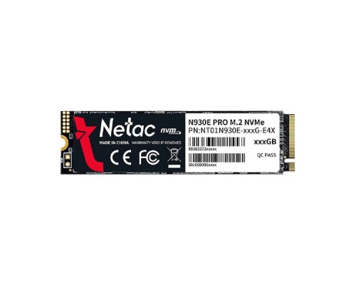[носитель информации] Накопитель SSD Netac PCI-E 3.0 512Gb NT01N930E-512G-E4X N930E Pro M.2 2280