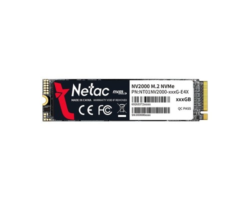 [носитель информации] Накопитель SSD Netac PCI-E 3.0 512Gb NT01NV2000-512-E4X NV2000 M.2 2280