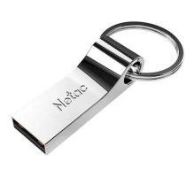 Netac USB Drive 16GB U275 <NT03U275N-016G-20SL>, USB2.0, с кольцом, металлическая