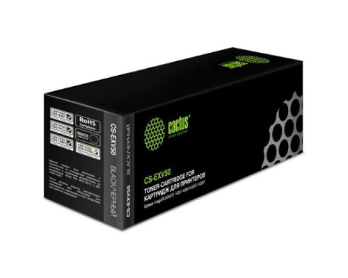 [расходные материалы] Картридж лазерный Cactus CS-EXV50RU C-EXV50 черный (17600стр.) для Canon IR 1400 series/1435/1435i/1435iF/1435P