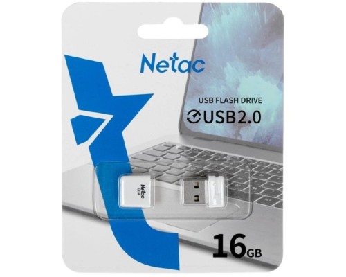 [Носитель информации] Netac USB Drive 16GB U116 USB2.0, retail version [NT03U116N-016G-20WH]