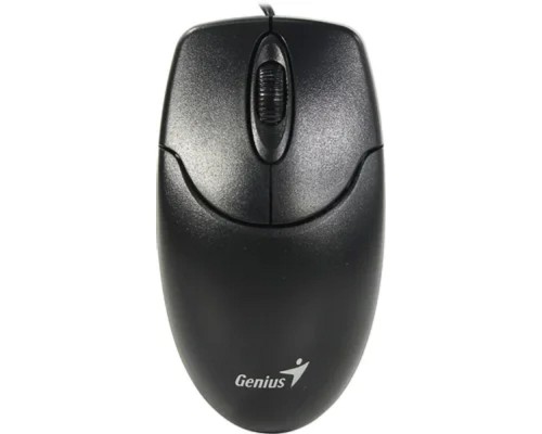 [Мышь] Мышь проводная Genius NetScroll 120 V2, оптическая, разрешение 1000 DPI, кабель 1.5 м, для правой/левой руки. Цвет: черный (31010018400)