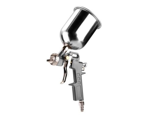 [Краскопульты] Краскопульт пневматический с верхним бачком DEKO DKSG01 { 500 мл, металл } [018-1100]