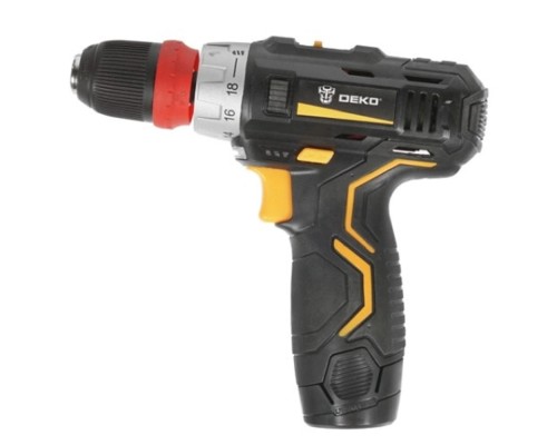 [Дрели, Шуруповерты, Гайковерты] Аккумуляторная дрель-шуруповерт DEKO GCD12DU3 Li-Ion со съемным патроном,  32 Нм, 1х1.5 Ач, з/у [063-4114]