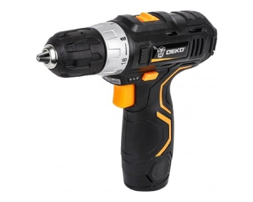 [Дрели, Шуруповерты, Гайковерты] Аккумуляторная дрель-шуруповерт DEKO GCD12DU3 SET2 FU-Li-Ion + оснастка 13 шт, 12В, 1х1.5Ач, з/у [063-4146]