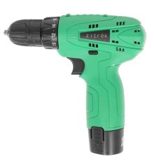 Дрель аккумуляторная Zitrek Green 12 { 12В, Li-ion аккумулятор 1шт, ЗУ, бита } [063-4071]