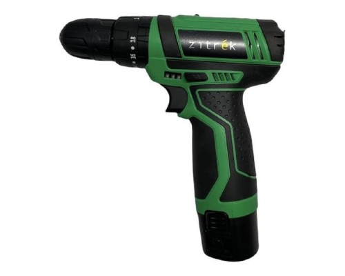 [Дрели, Шуруповерты, Гайковерты] Дрель аккумуляторная ударная Zitrek Crusher 14-Li { 12В, Li-ion аккум. 2шт, ЗУ, кейс, бита } [063-4054]