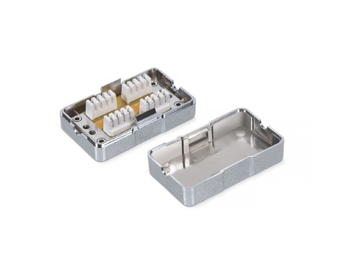 [Cabeus Разъемы, Проходные адаптеры, Вставки] Cabeus CM-IDC-C6-SH Соединительный модуль, IDC-IDC, категория 6, экранированный