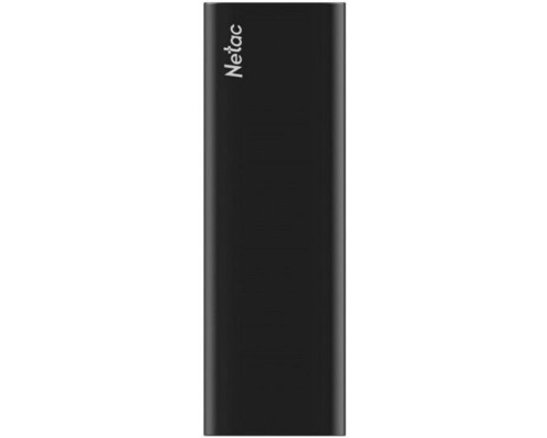 [носитель информации] Netac Portable SSD 250GB Z Slim [NT01ZSLIM-250G-32BK] USB3.2, up to 520/480MBs, черный