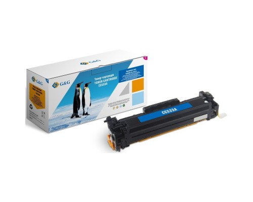 [Расходные материалы] Картридж лазерный G&G GG-CC533A пурпурный (2800стр.) для HP CLJ CP2020/CP2025/CM2320 MFP