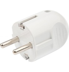 REXANT 16-0732 Вилка Евро прямая с з/к 16А белая 