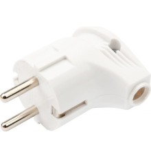 REXANT 16-0728 Вилка Евро угловая с з/к 16А белая 