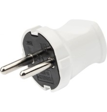 REXANT 11-8933 Вилка прямая без з/к 6А белая 