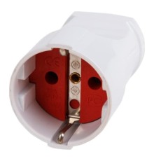 REXANT 11-8528 Розетка разборная Евро с з/к 16А белая 