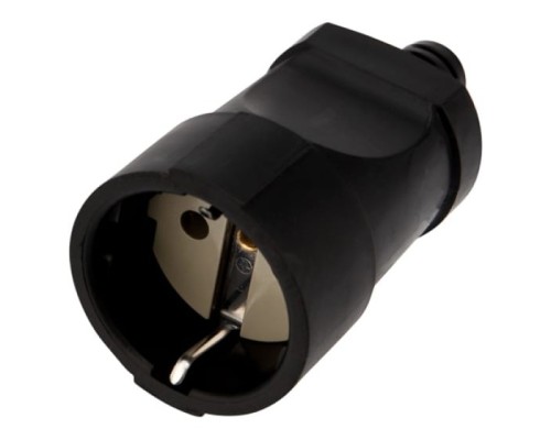 [Smartbuy Вилки, Разъемы силовые, Колодки] Rexant (11-8529) Розетка разборная Евро с з/к 16А черная 