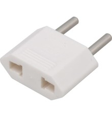 REXANT 11-1041 Сетевой переходник плоский «Тефаль» (белый) 50шт в упаковке