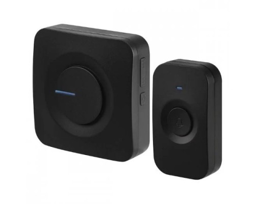 [Звонки] REXANT 73-0017 Беспроводной дверной звонок 52 мелодии IP56 (черный) 