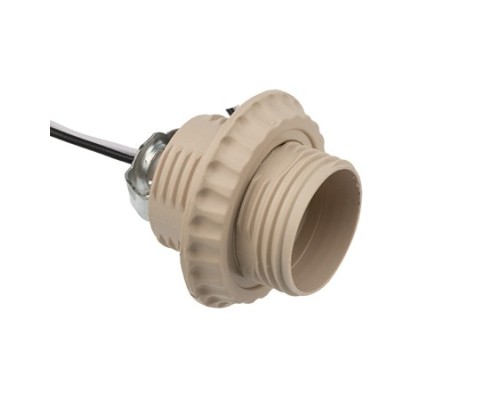 [ЭРА Колодки удлинителей, тройники] REXANT 11-8875 Патрон E27 с проводом 20 см белый 