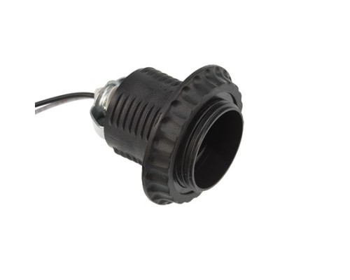 [ЭРА Колодки удлинителей, тройники] REXANT 11-8876 Патрон E27 с проводом 20 см черный 