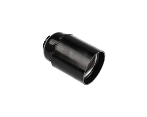 [ЭРА Колодки удлинителей, тройники] Rexant (11-8815) Патрон карболитовый подвесной Е27 черный, c этикеткой, 