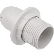 REXANT 11-8823 Патрон пластиковый термостойкий с кольцом Е14 белый, c этикеткой, 