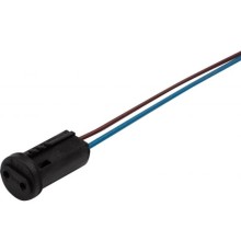 REXANT 11-8895 Цоколь «патрон» пластиковый G4 с проводом 15 см, (200шт. в упак) черный 