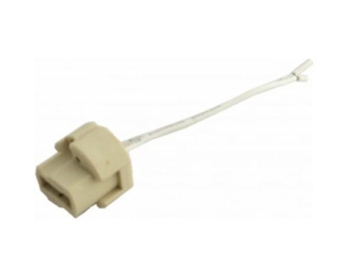 [ЭРА Колодки удлинителей, тройники] REXANT 11-8879 Цоколь «патрон» G9  с проводом 15 см, белый c этикеткой 