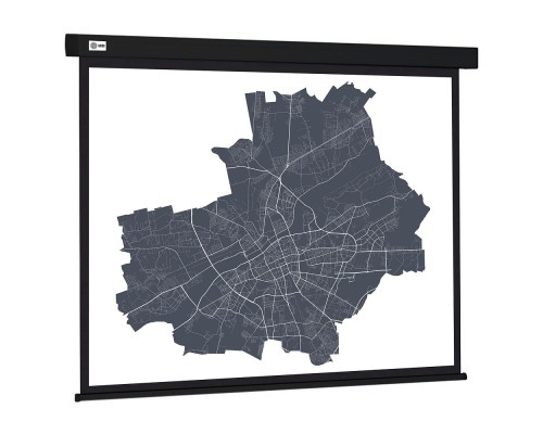 [Экраны Cactus] Экран Cactus Wallscreen CS-PSW-152X203-BK 152х203см 4:3 настенно-потолочный рулонный черный