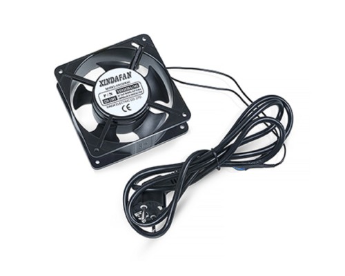 [Cabeus аксессуары к монтажным шкафам] Cabeus XD12038A2(XD12038A2MS) (FD1238A2) Вентилятор для установки в настенные шкафы серии SH-05F, WSC-05D, 220В, 120*120*38mm