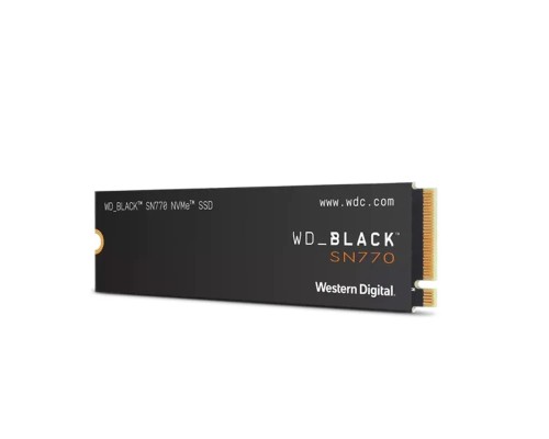 [накопитель] WD SSD Black SN770 NVMe, 2.0TB, M.2(22x80mm), NVMe, PCIe 4.0 x4, 3D TLC, R/W 5150/4850MB/s, IOPs 650 000/800 000, TBW 1200, DWPD 0.3 (12 мес.)