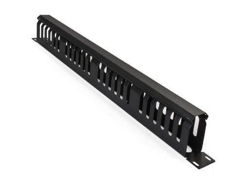 [аксессуары к монтажным шкафам] Exegate EX292873RUS Exegate EX292873RUS Кабельный органайзер ExeGate CM19-1U-24M-CV (горизонтальный 19