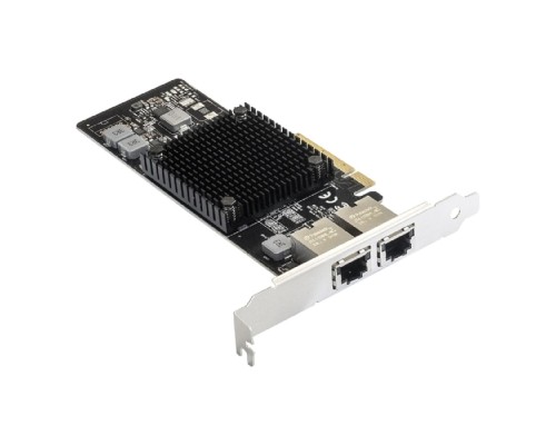 [USB-концентраторы] Exegate EX292507RUS Сетевой адаптер ExeGate EXE-X550-T2 (PCI-E x8 v3.0, порты 2xRJ45 (медные), 10Gb/s (10/5/2.5/1Gb/s, 100Mb/s), Server NIC Intel Chipset X550)