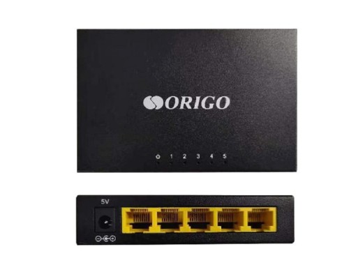 [Сетевое оборудование] ORIGO OS1205/A1A Неуправляемый коммутатор 5x100Base-TX, корпус металл