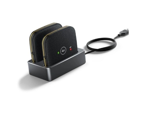 [VoIP-телефон] Спикерфон Yealink черный (CPW65-DECT-DUO)