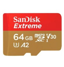 Micro SecureDigital 64Gb Sandisk Extreme (SDSQXAH-064G-GN6MN)