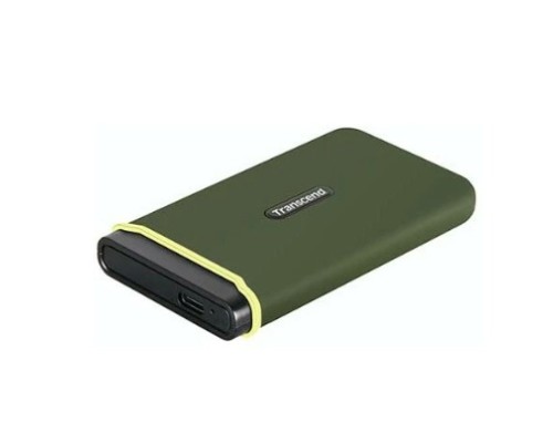 [носитель информации] Transcend Portable SSD 1TB ESD380C, USB 3.2 Gen 2x2, защищенный, зеленый [R/W - 2000/2000 MB/s]