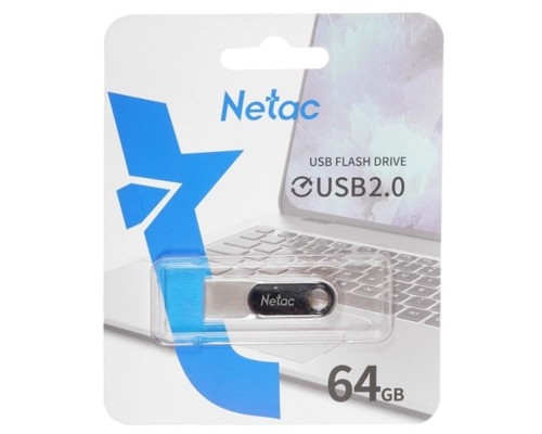 [Носитель информации] Netac USB Drive 64GB U278 USB2.0 64GB, retail version [NT03U278N-064G-20PN]
