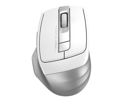 [Мышь] Мышь A4Tech Fstyler FB35C белый оптическая (2400dpi) беспроводная BT/Radio USB (6but) (1583840)